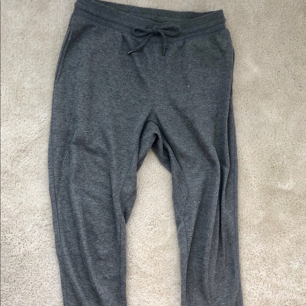 Gray joggers
